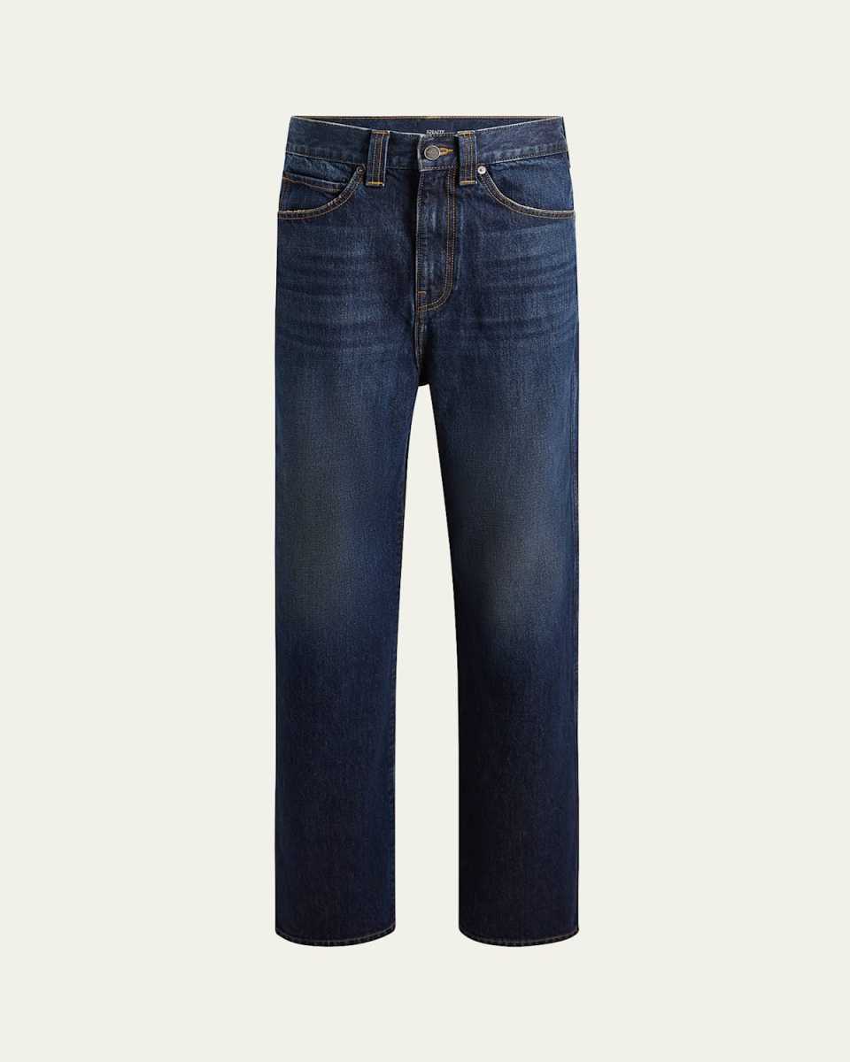 Bonnie Straight-Leg Dark Wash Jeans